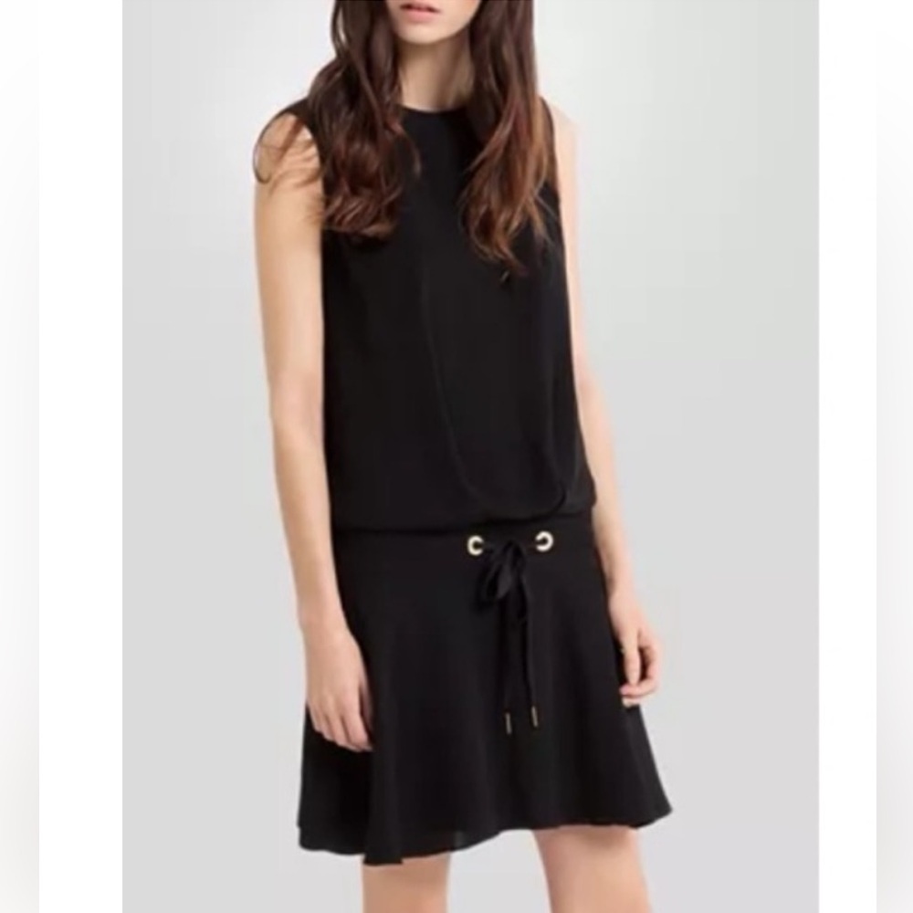 Sandro Rosilda drop waist Sleeveless Mini Dress